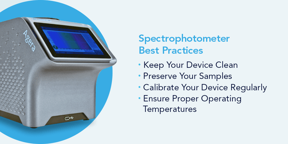 Spectrophotometer deals temperature control